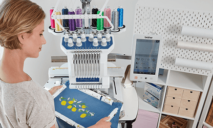 Brother PR1055X 10 Needle Embroidery Machine
