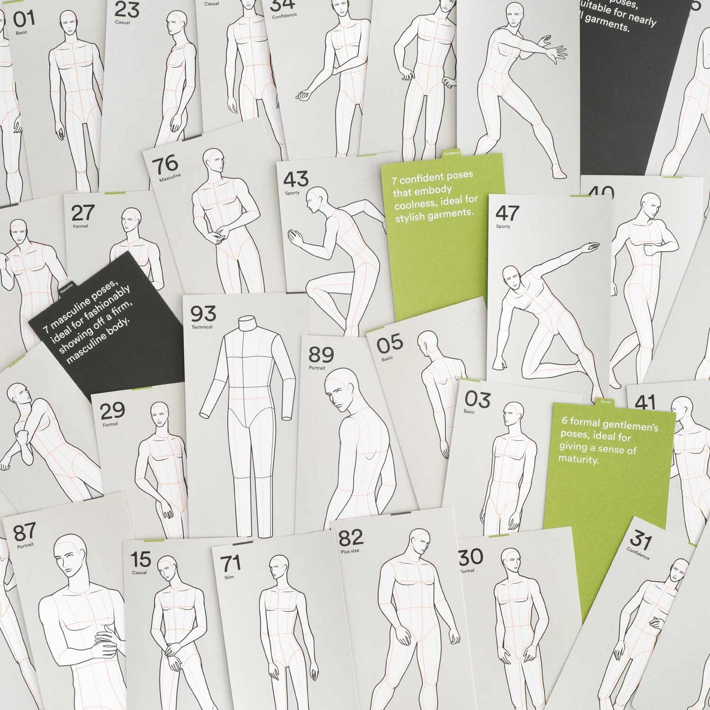 Poses For Fashion Illustration - Mens Edition