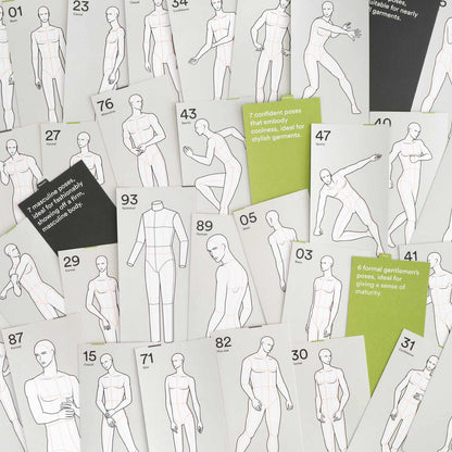 Poses For Fashion Illustration - Mens Edition