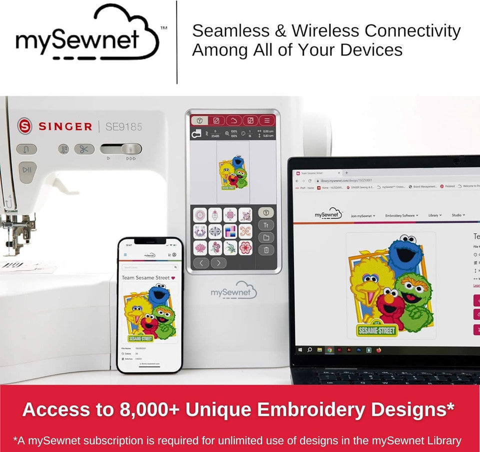 Singer SE9185 Sewing & Embroidery Machine