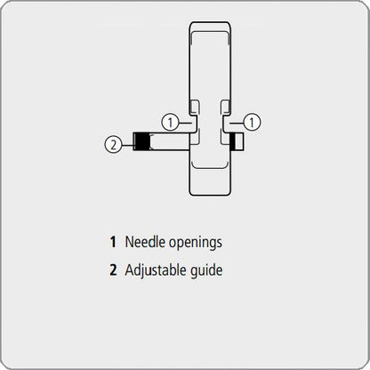 #14N - Zipper Foot, Bernina #0084597000 - 5sew